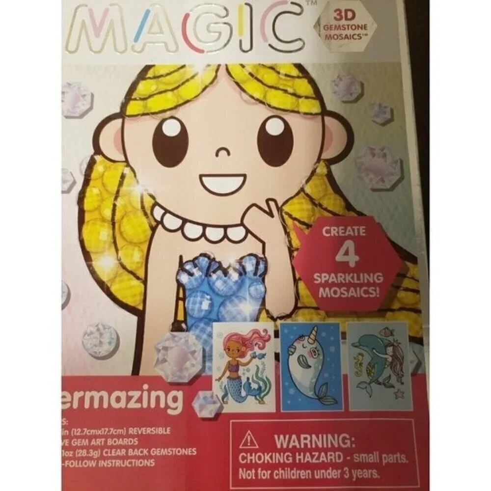Sparkle Magic 3D gemstone mosaics